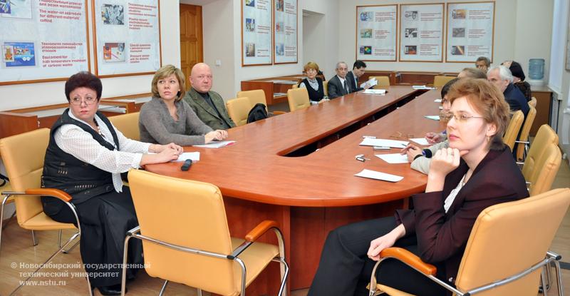 09.12.09 Заседание Научно-методического совета НГТУ, фотография: В. Кравченко