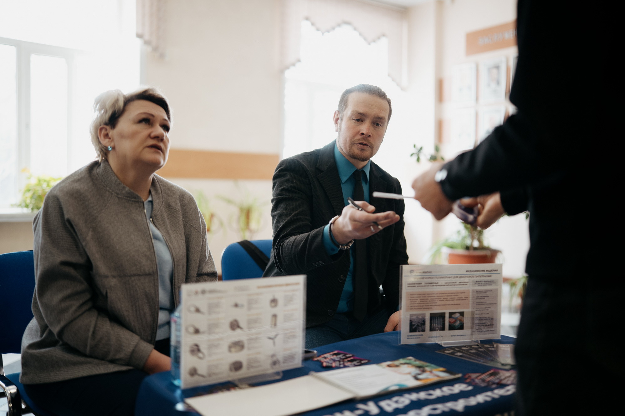 В НГТУ НЭТИ прошла стендовая выставка предприятий-партнеров, фотография: В. Гуськов