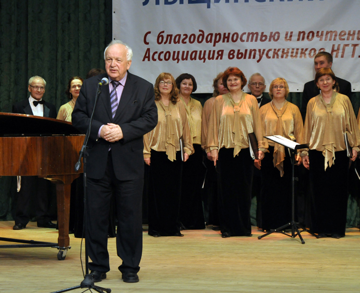 06.11.12 90-летие со дня рождения Г. П. Лыщинского. Г. Н. Кулипанов, президент Ассоциации выпускников НГТУ–НЭТИ, заместитель директора Института ядерной физики СО РАН, академик РАН, фотография: В. Кравченко