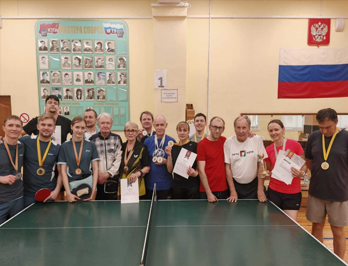 Итоги спартакиады ППС по настольному теннису
